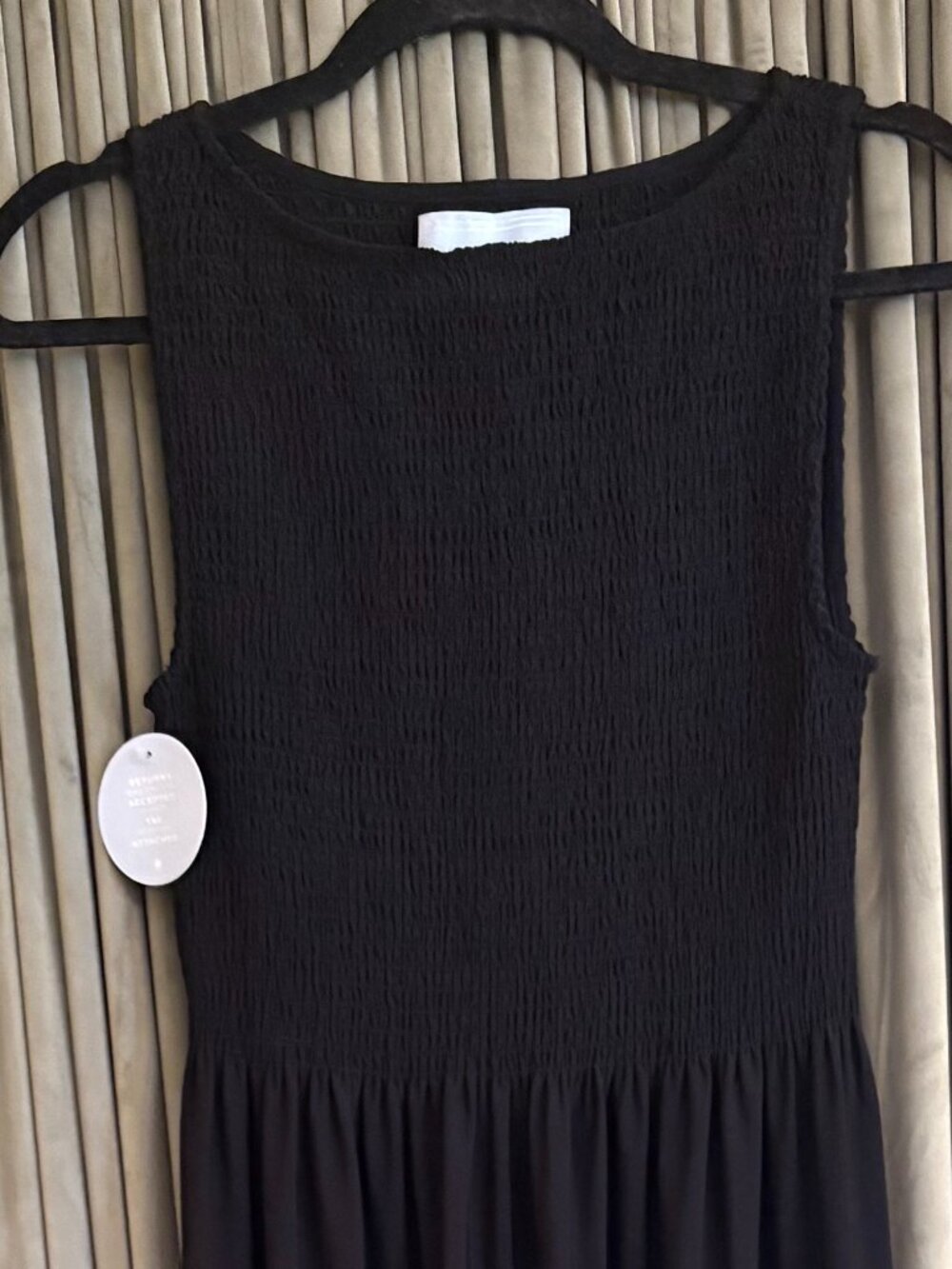 Hill House: The Cosima Nap Dress in Black Jersey - Picture 2 of 10